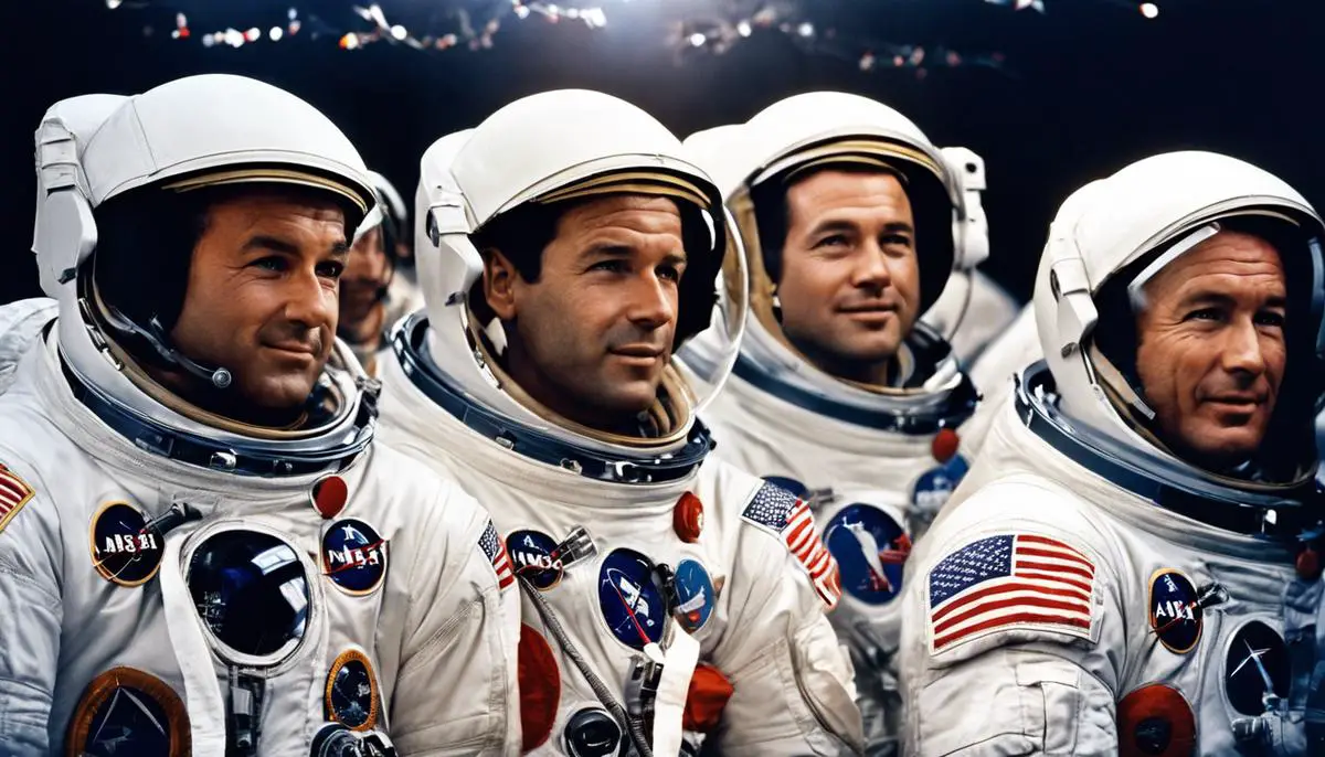 Image depicting the Apollo 1 mission crew with dashes instead of spaces